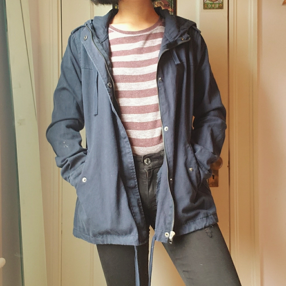 Forever 21 Canvas Anorak Jacket